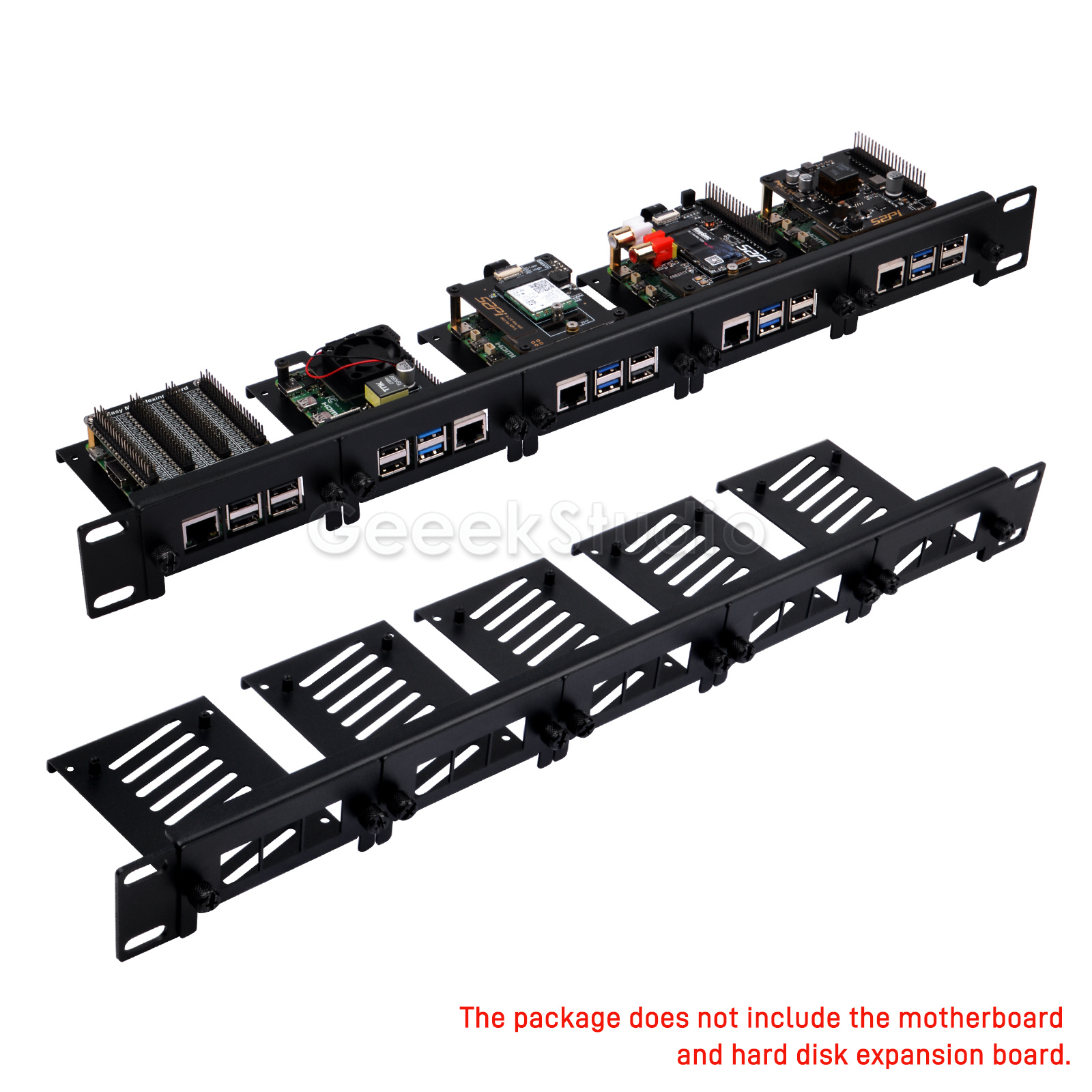 Deskpi Super6C - 1U Rack Mount for Raspberry Pi