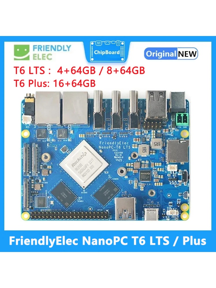 FriendlyElec NanoPC T6 LTS/Plu - Nanopc T6 16Gb 评论和价格