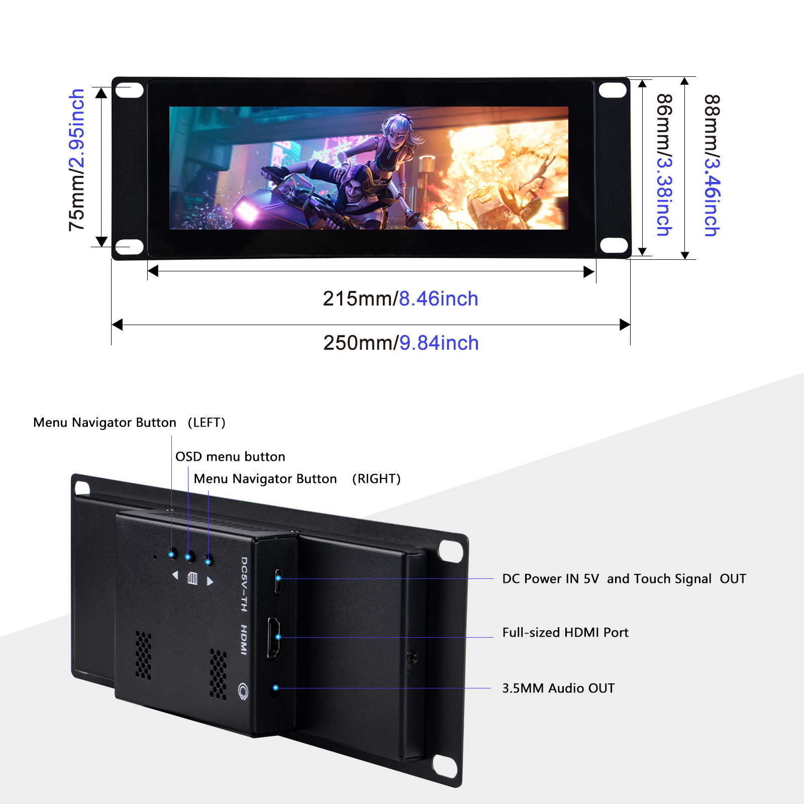 DeskPi 7.84-inch Touch Screen  - Deskpi Super6C 评论和价格