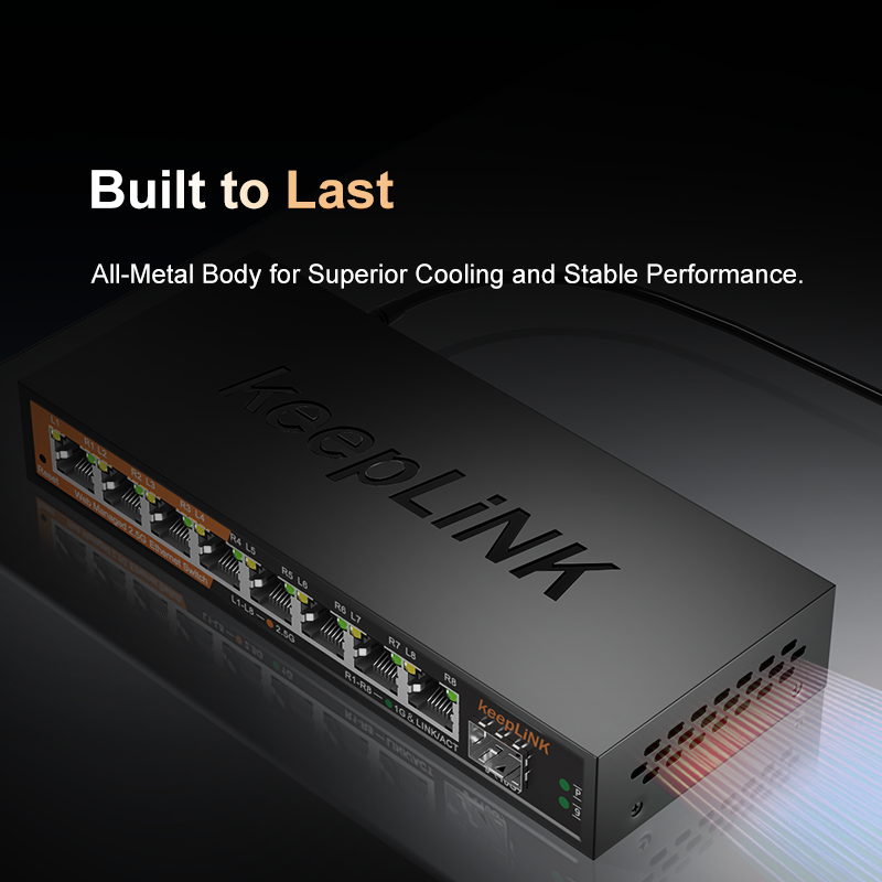 KeepLiNK 2.5Gb Managed Switch  - Sfp+ 10G Managed Switch 8 Port 评论和价格