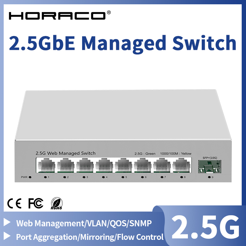 2.5GbE Managed Switch 8 Port 2 - Sfp+ 10G Managed Switch 8 Port 评论和价格