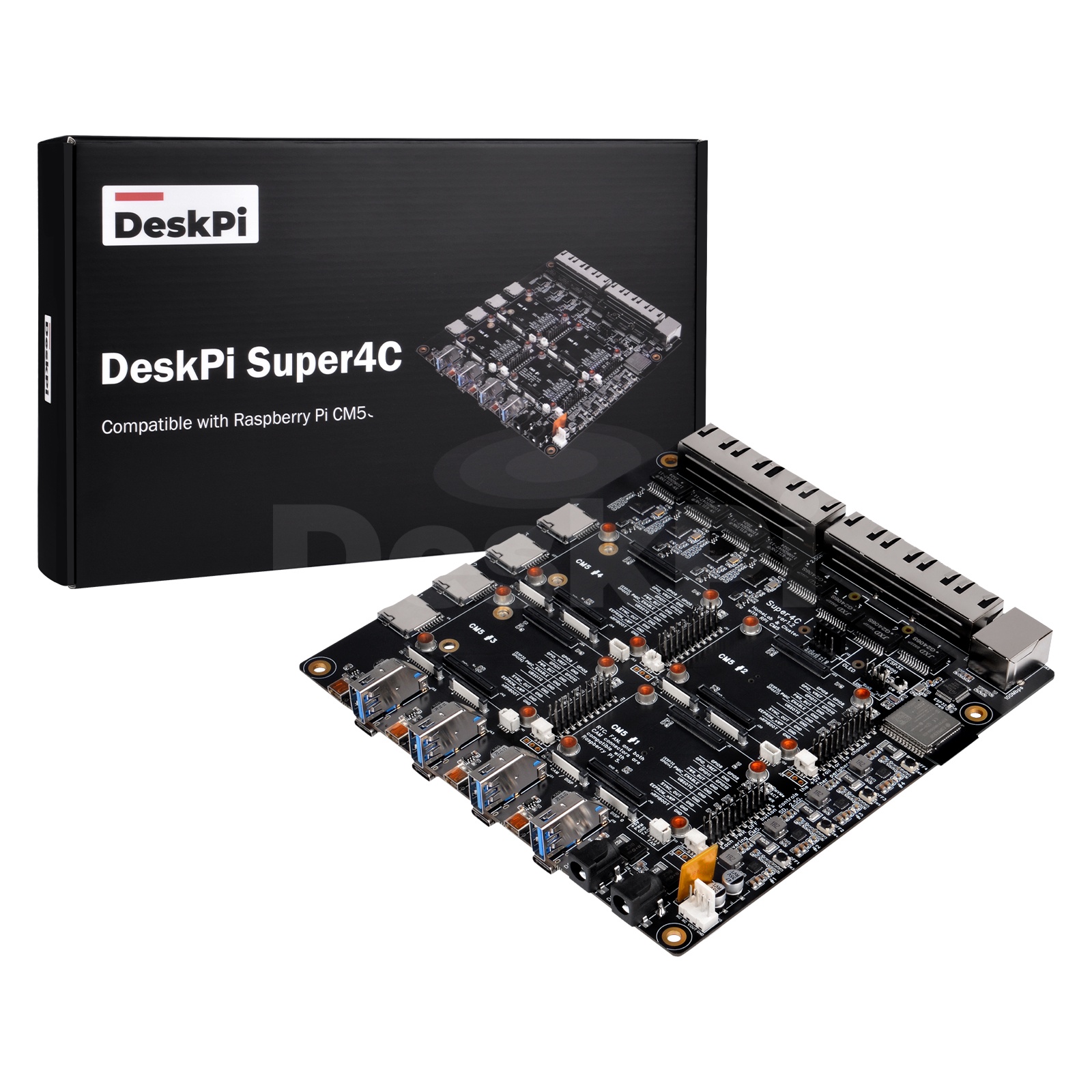 DeskPi Super4C Raspberry Pi CM - Deskpi Super6C 评论和价格