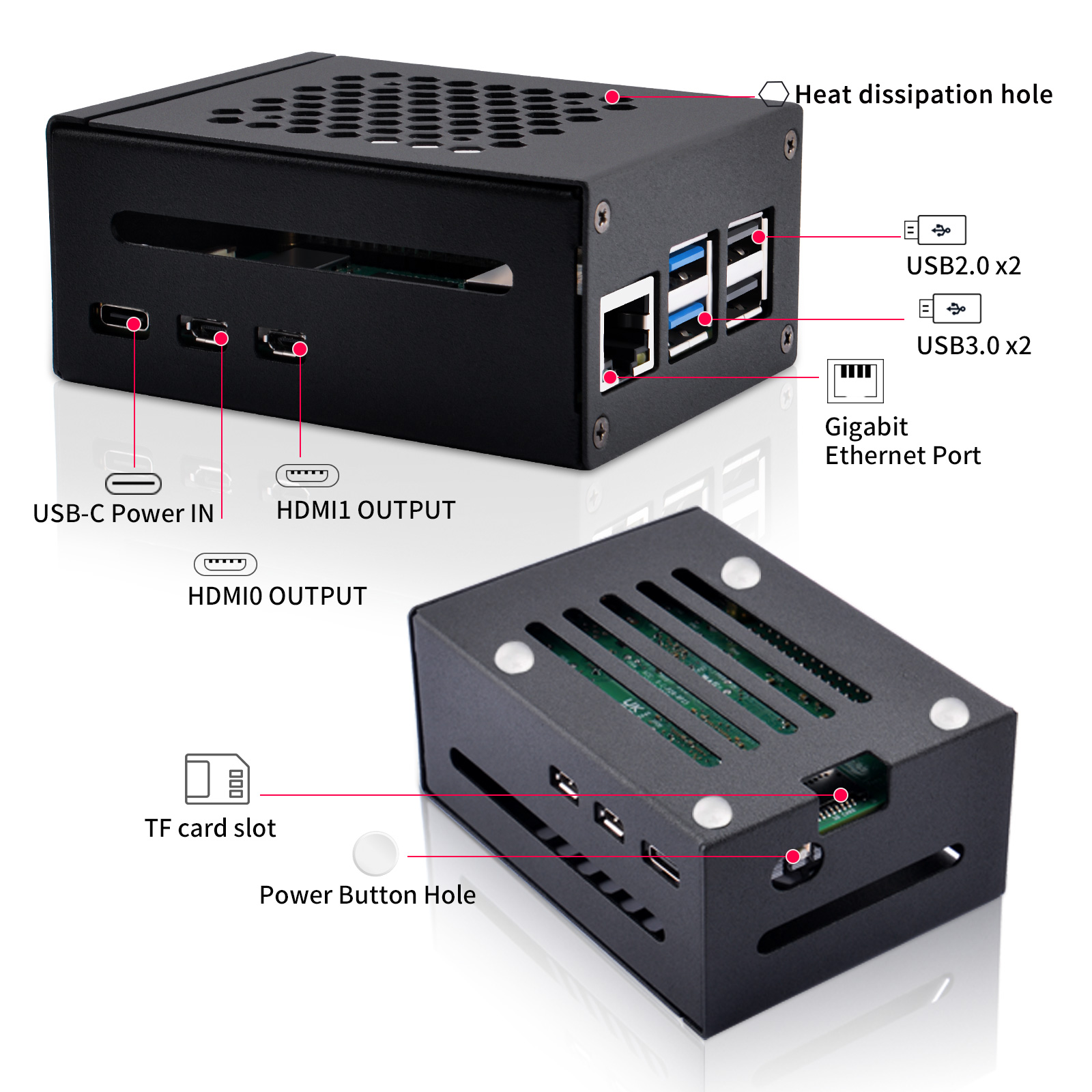52Pi  Raspberry Pi 5 Metal Cas - Turing Pi 2 评论和价格