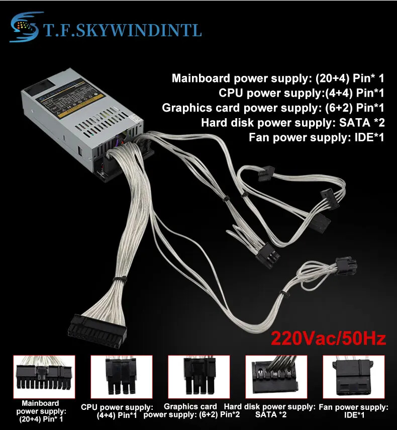 New Max 500W ATX Full Module 3 - Atx Power Supply 1U Flex 500W 评论和价格