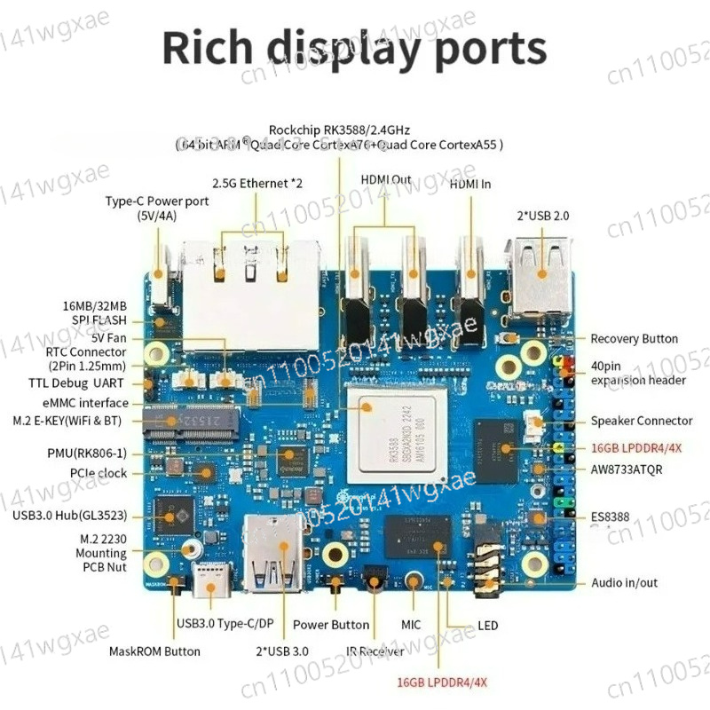 Orange Pi 5 Plus 32GB RAM RK35 - Orange Pi 5 Plus 32Gb 评论和价格