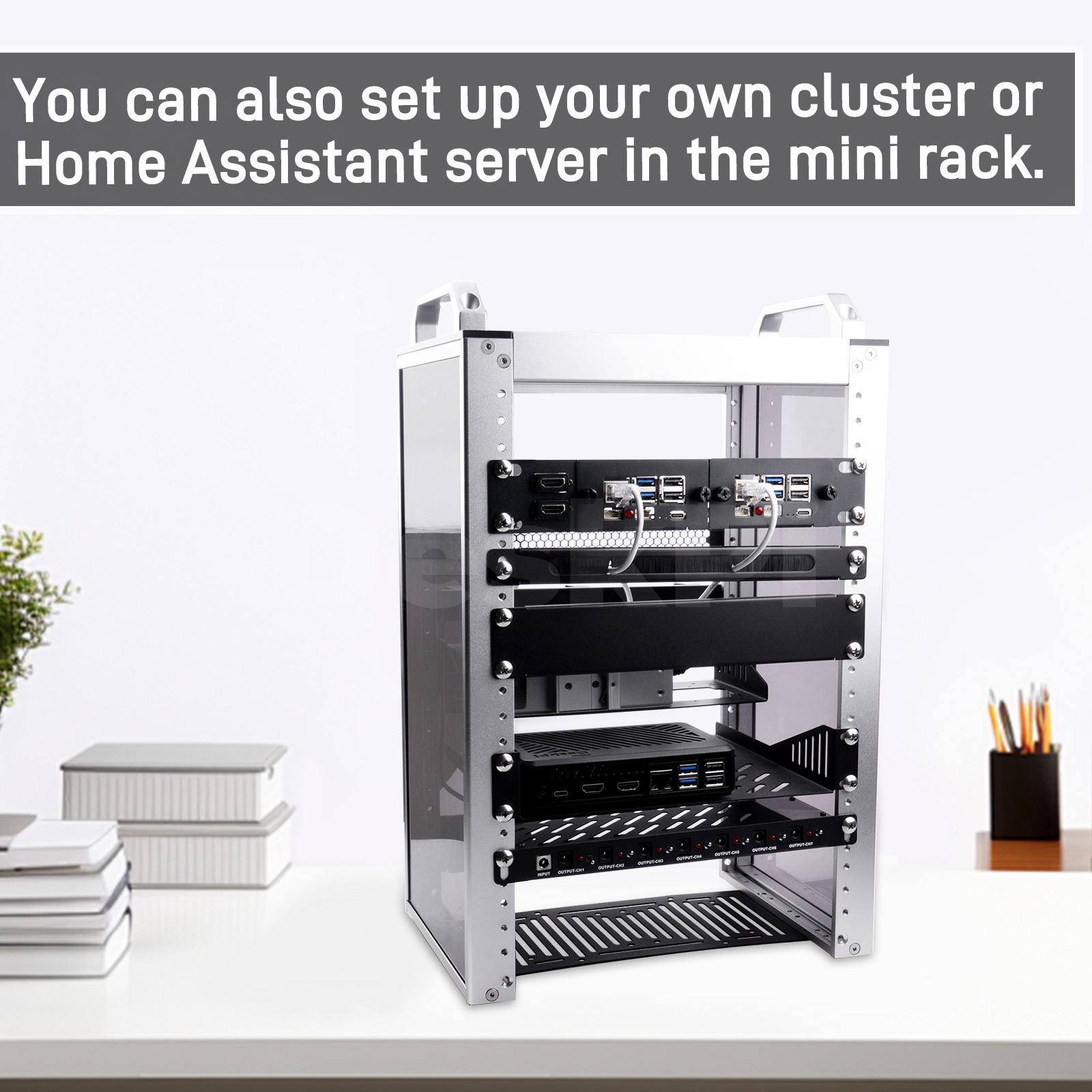 DeskPi Rackmate 10-inch 1U Rac - Deskpi Super6C 评论和价格