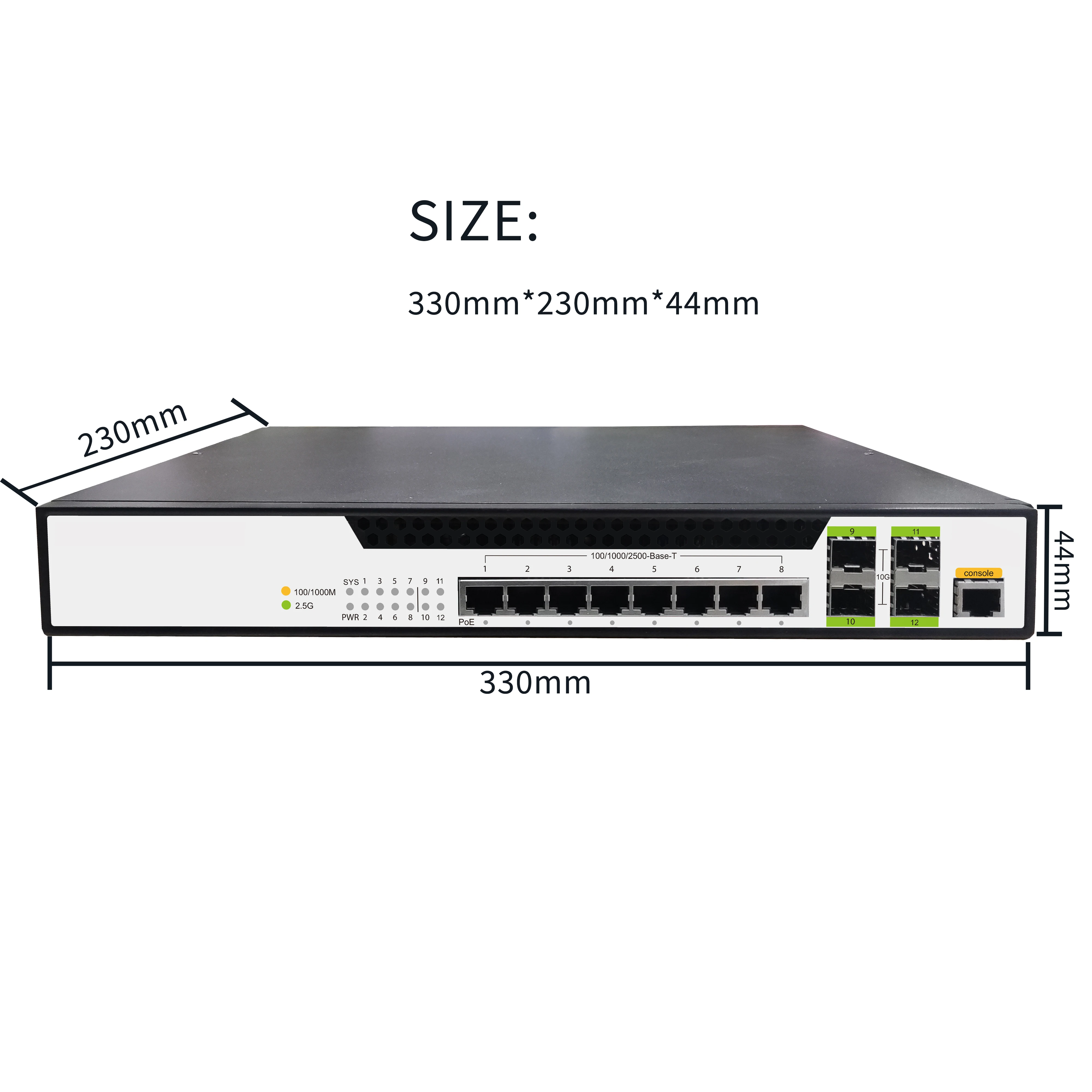4/8/16/24/48 Port 2.5G Multi-G - Sfp+ 10G Managed Switch 8 Port 评论和价格